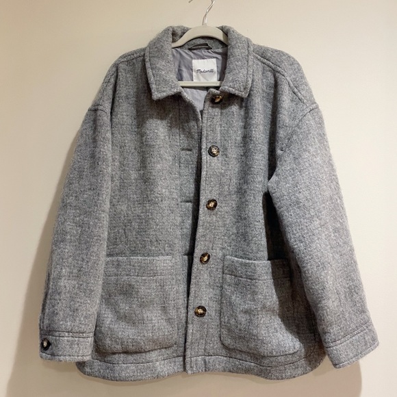 NWT Madewell Walton Shirt Jacket - Size XL - Picture 4 of 14